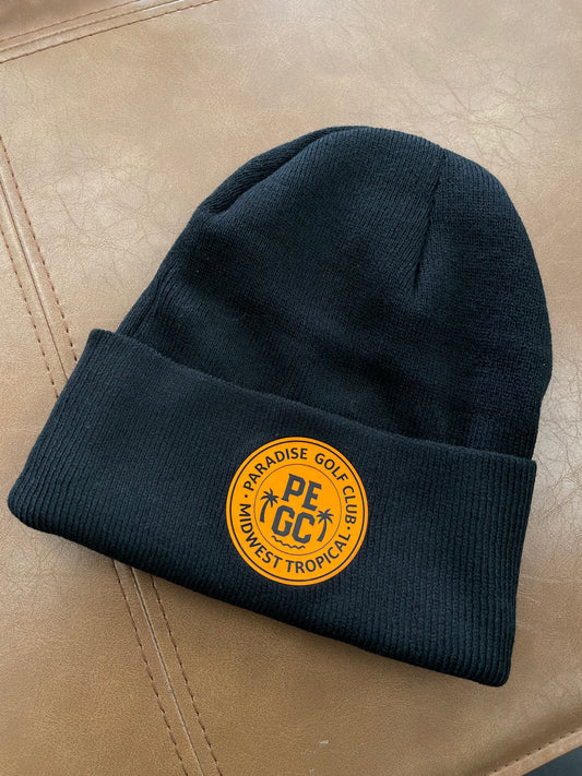 Paradise Golf Club Black Beanie