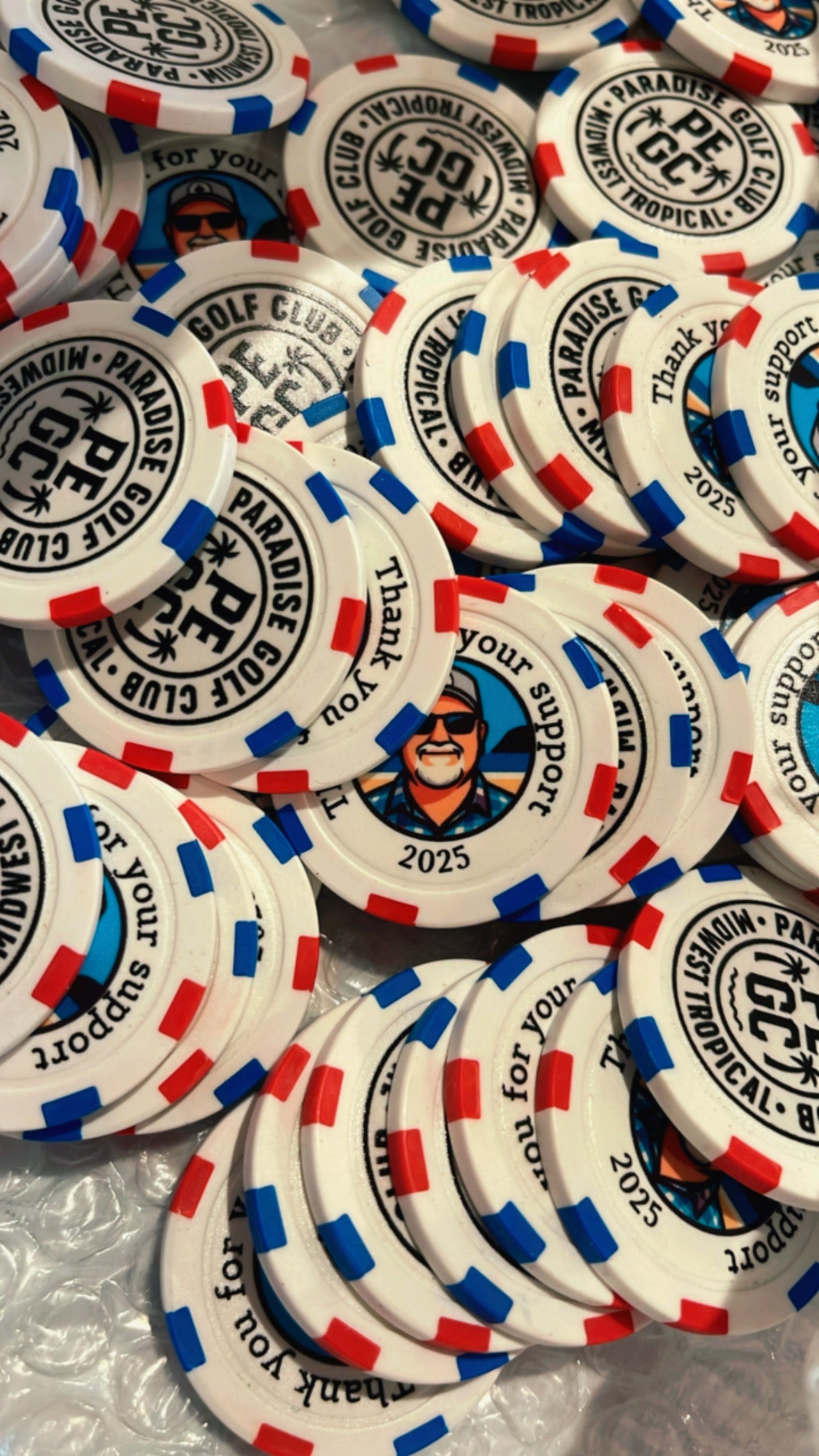 Darren's Fight Poker Chip
