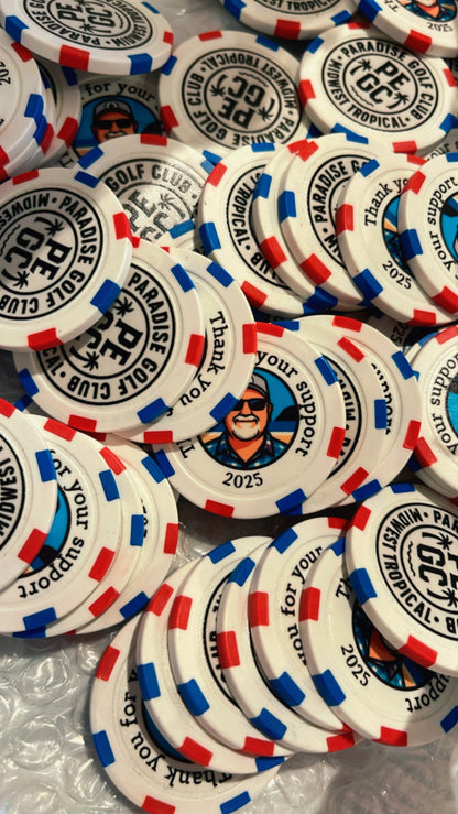 Darren's Fight Poker Chip