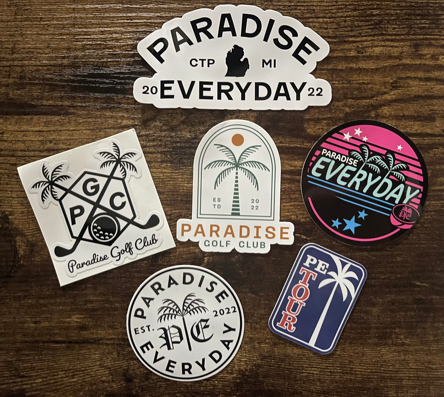 Paradise Everyday Sticker Pack