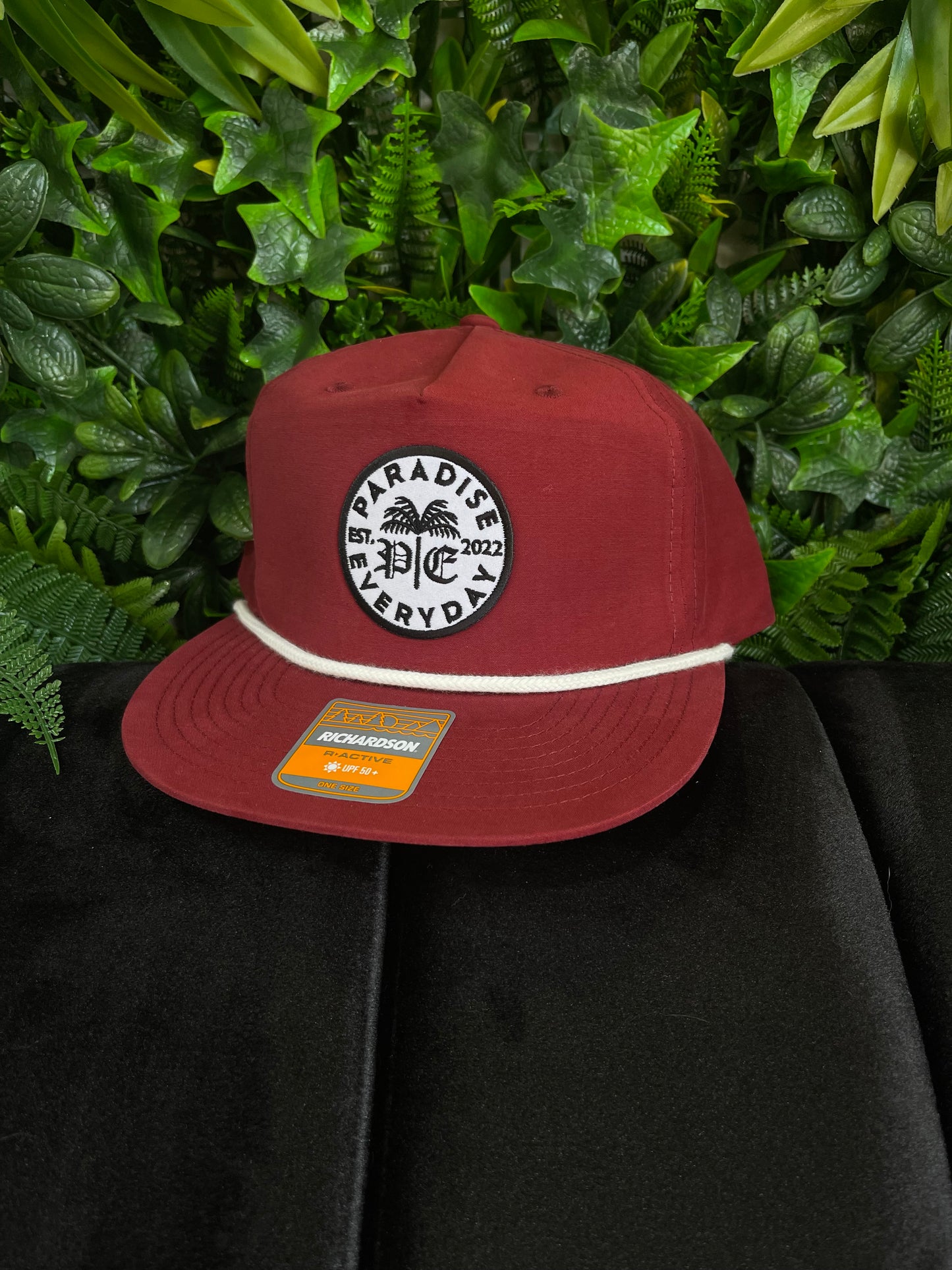 Maroon Patch Rope Trucker