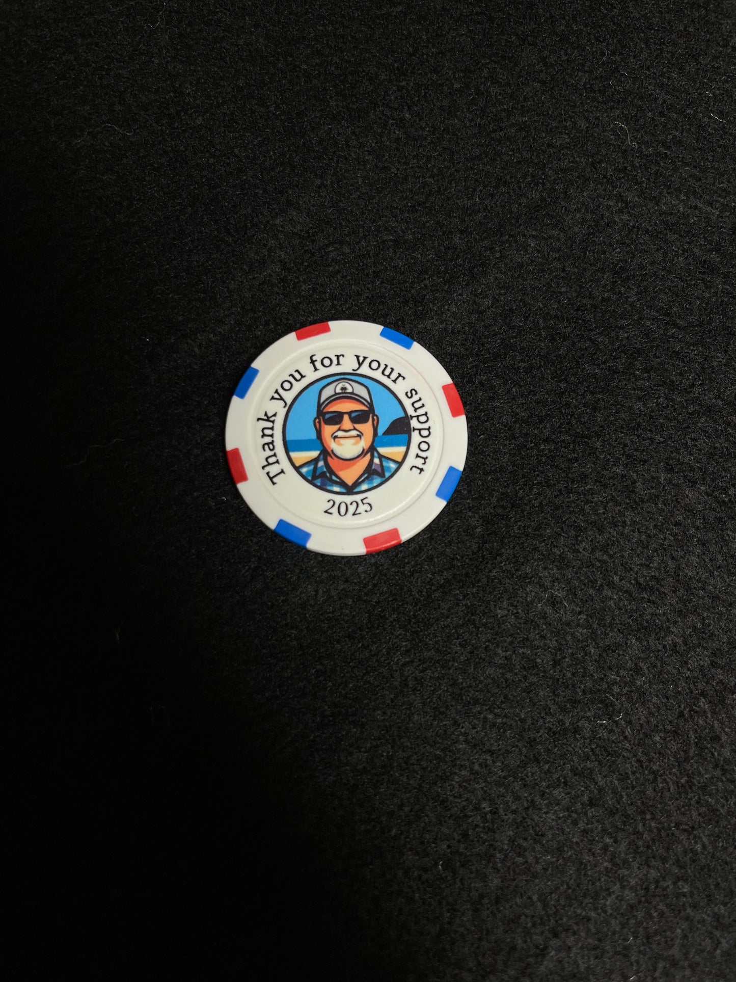Darren's Fight Poker Chip