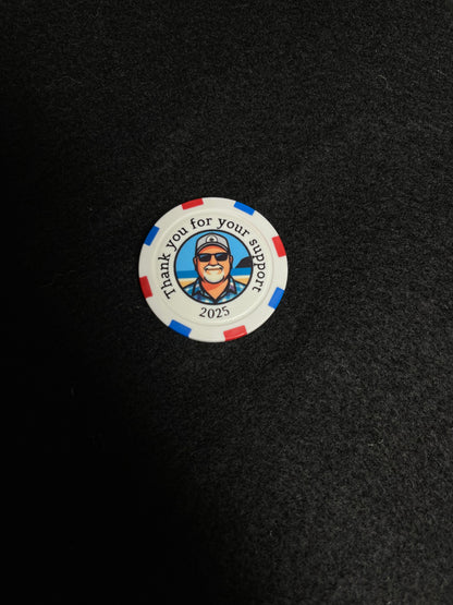 Darren's Fight Poker Chip